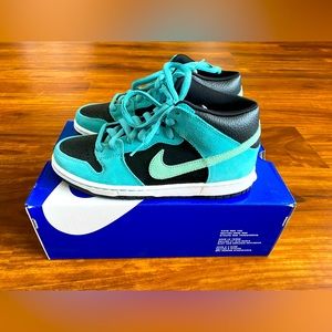 ✨HTF✨ Nike Dunk Mid Pro (Sea Crystal/Black) - Men’s 6.5/Women’s 8